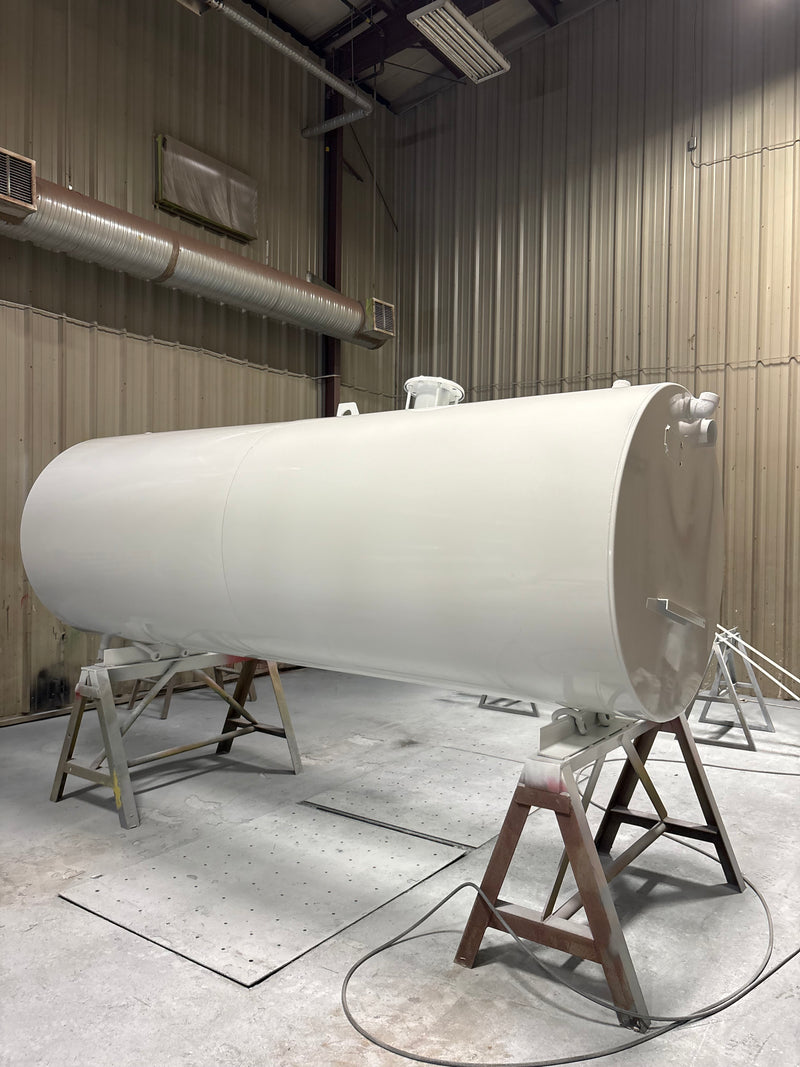 Fuel Tank Sandblasting Restoration - After