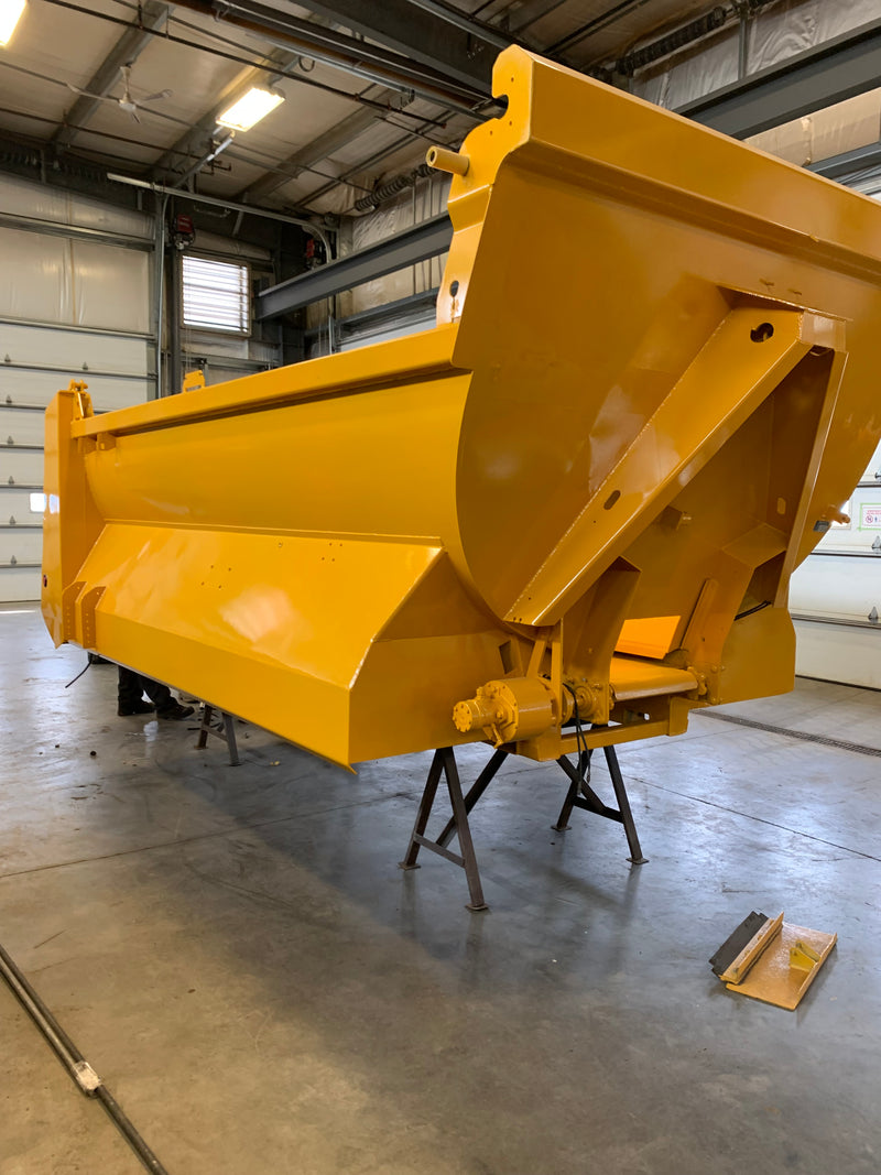 Industrial Spreader Sandblasting & Coating Restoration - After