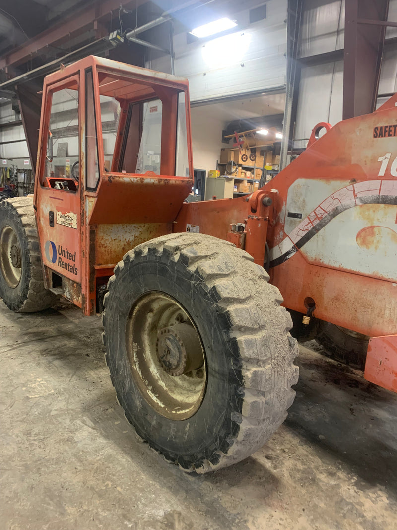 Telehandler Sandblasting Restoration - Before