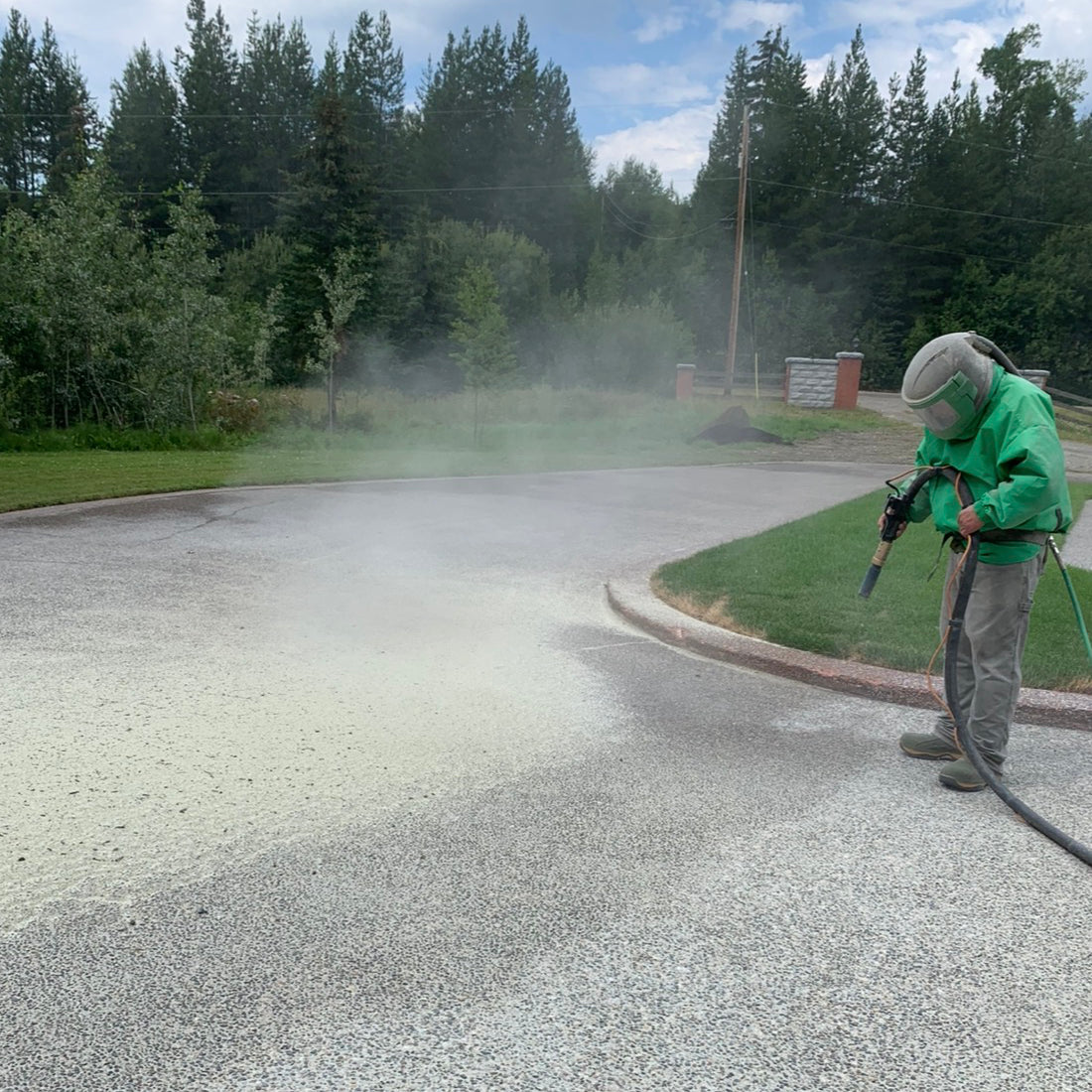 Sandblasting