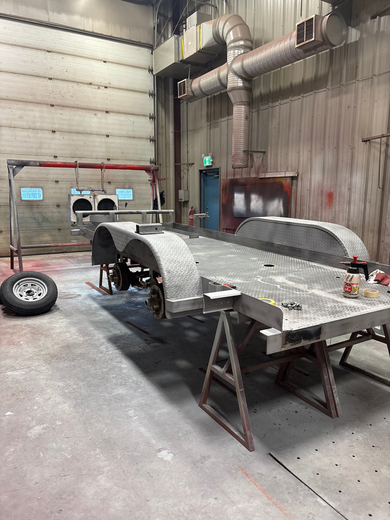 Trailer Sandblasting Restoration - Before