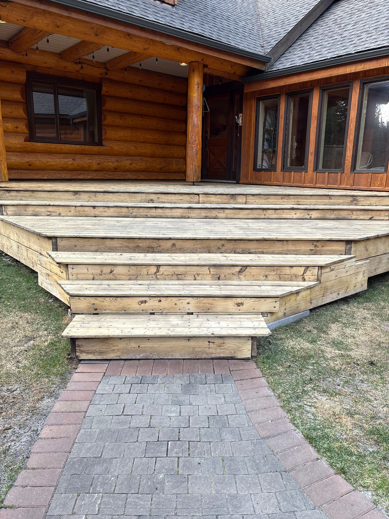 Wood Decks Walnut Blasting - After