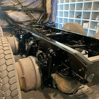 Vehicle frame/trailer blasting and painting