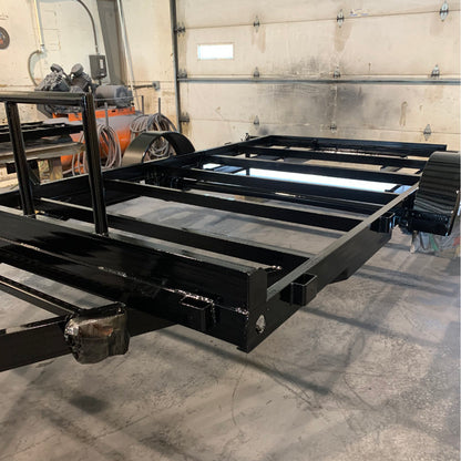 Vehicle frame/trailer blasting and painting