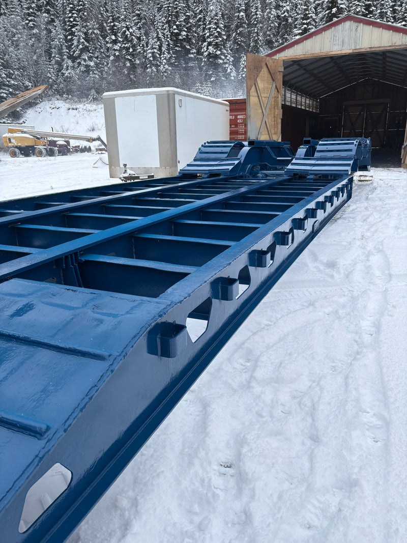 Lowboy Trailer Blasting Restoration - After