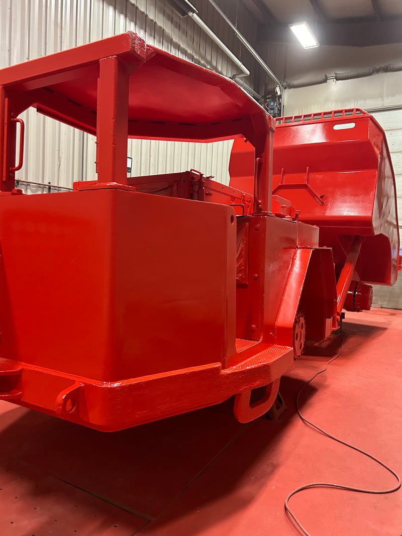 Underground Dump Truck Sand Blasting - After